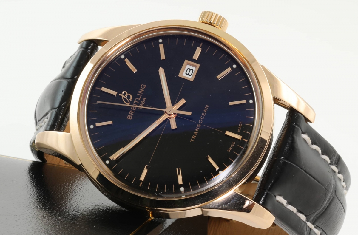 Breitling Transocean 18ct Rose Gold