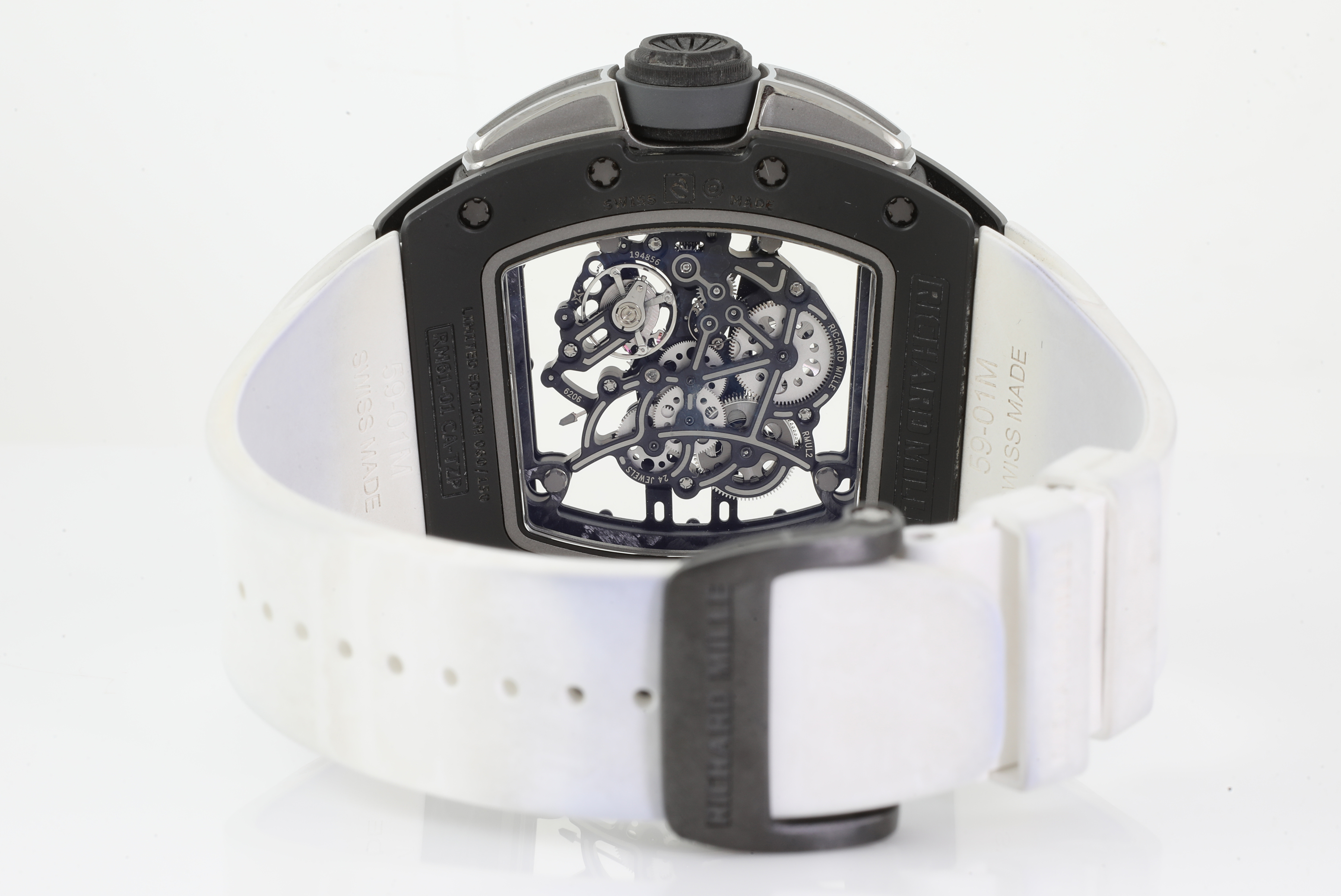 A New Australian Record for a Watch at Auction Richard Mille Yohan Blake Monochrome Limited Edition