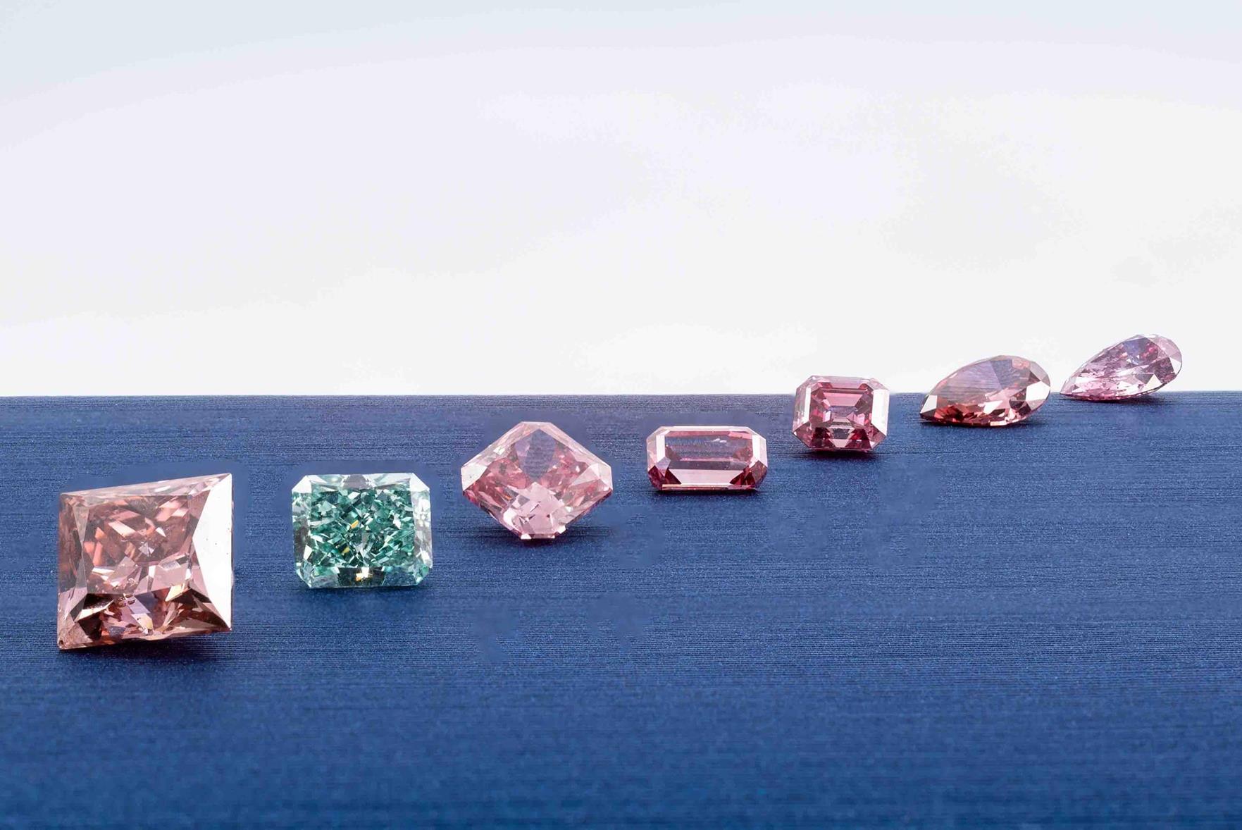 1910 A Radiant Argyle Pink Diamond Collection of Extraordinary Significance