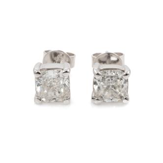 2.01ct Diamond Stud Earrings GSL