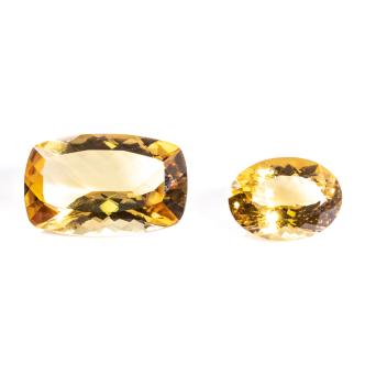 Two Loose Citrine