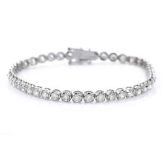 4.10ct Diamond Tennis Bracelet