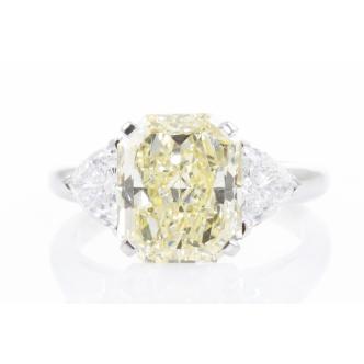 Cartier 4.21ct Fancy Yellow VVS2 Diamond