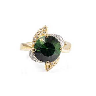 4.50ct Tourmaline and Diamond Ring