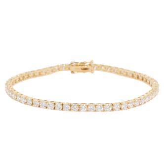 6.00ct Diamond Tennis Bracelet 18ct Gold