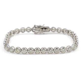 6.79ct Diamond Tennis Bracelet