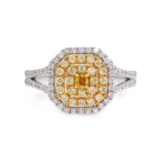 Fancy Colour Diamond Dress Ring