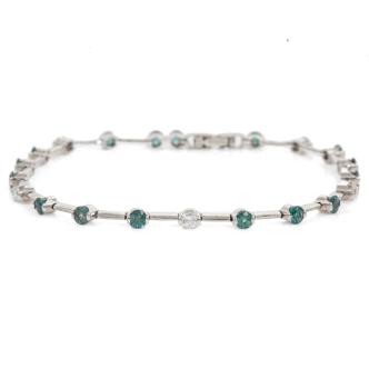 2.72ct Alexandrite & Diamond Bracelet