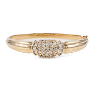 2.37ct Diamond Bangle