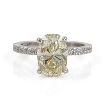 3.04ct Diamond Solitaire Ring L SI1