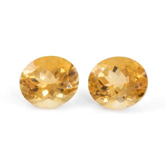 2.76ct Loose Pair of Citrines