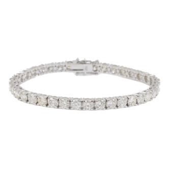 12.38ct Diamond Tennis Bracelet