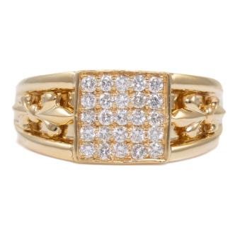 0.62ct Diamond Mens Ring