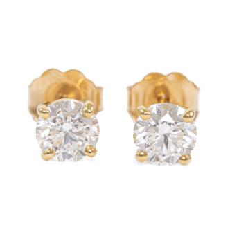 1.00ct Diamond Studs GIA D VS1 D SI1