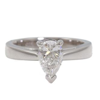 1.00ct Diamond Solitaire Ring GIA G VVS1