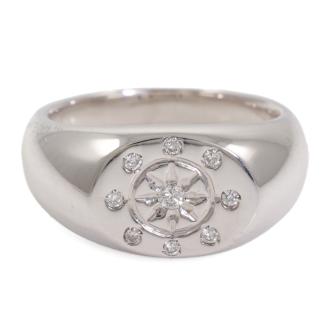 Gordon Herford Mens Signet Diamond Ring